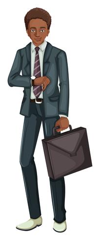 A Businessman on White Background - Download Free Vector Art, Stock Graphics & Images