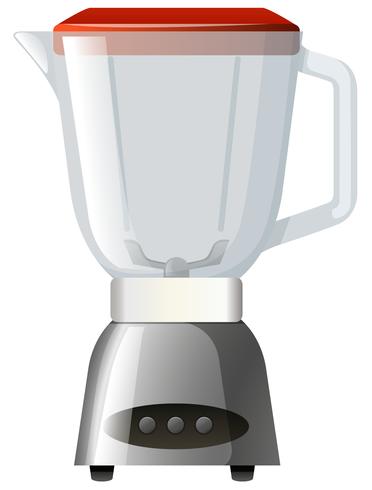 Blender with red lid vector