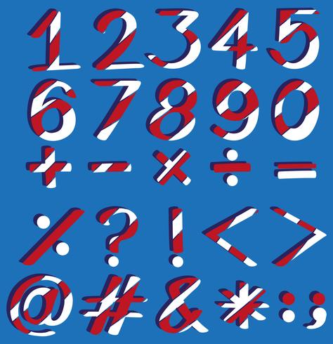 Mathematical figures vector