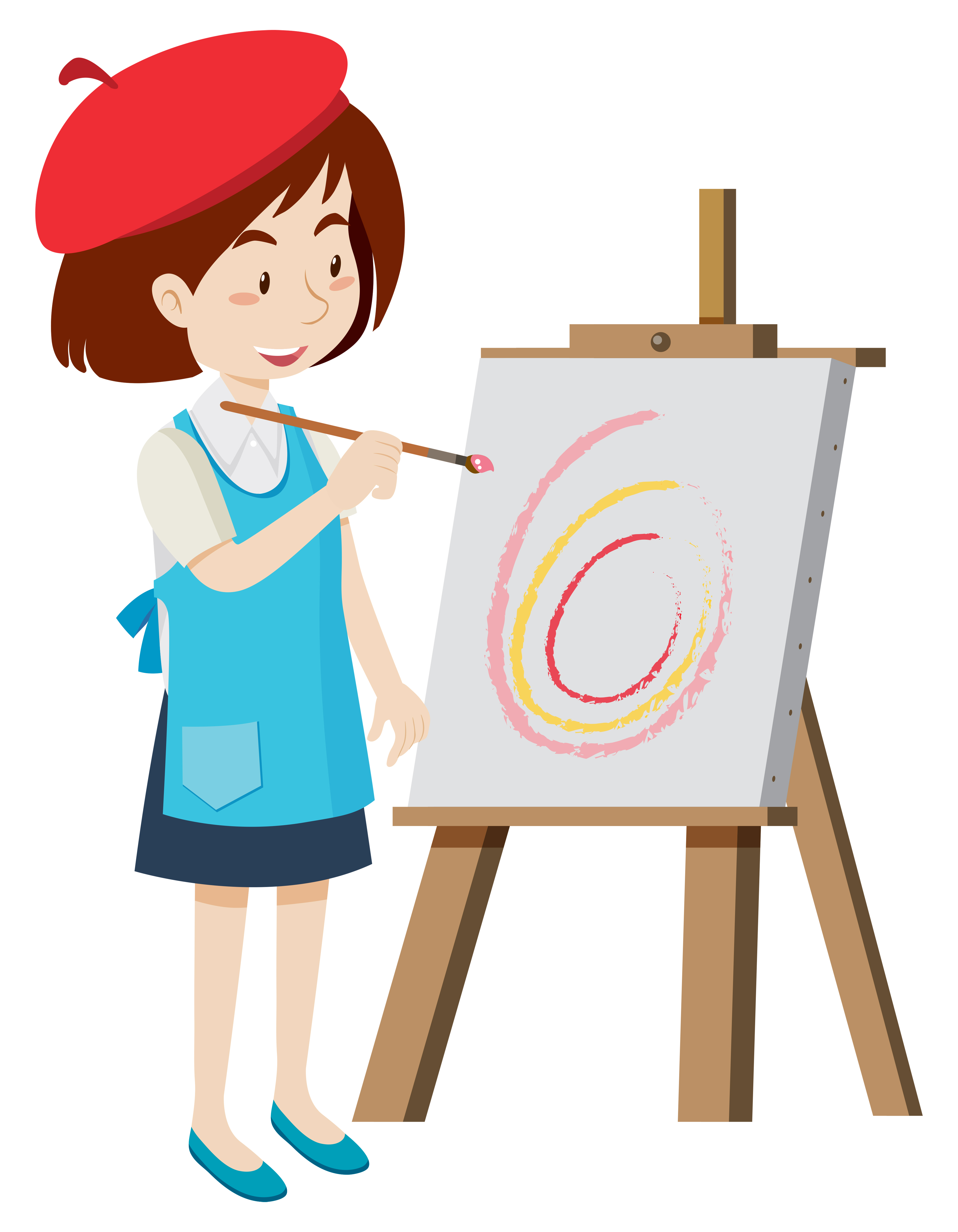 Artist Drawing ClipArt