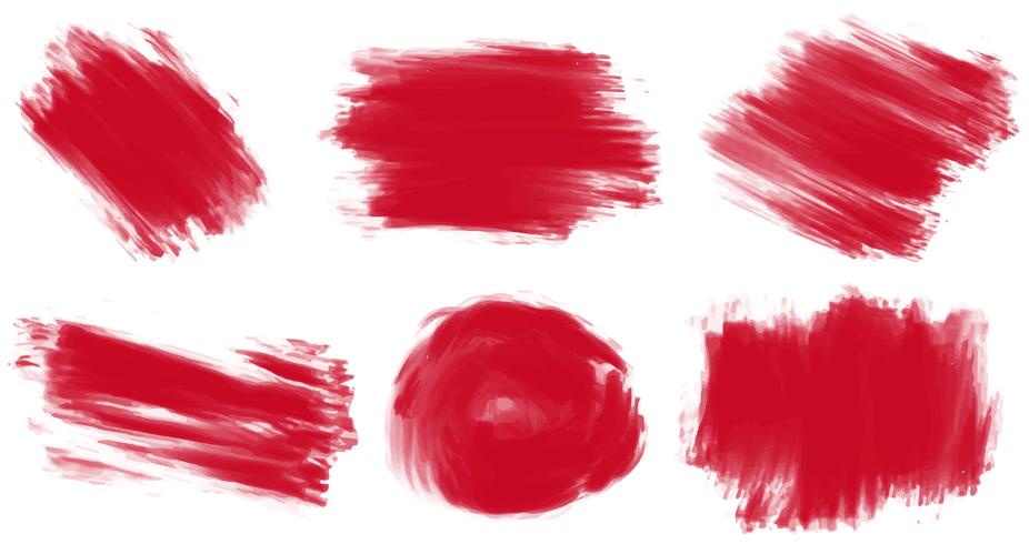 Red paint vector