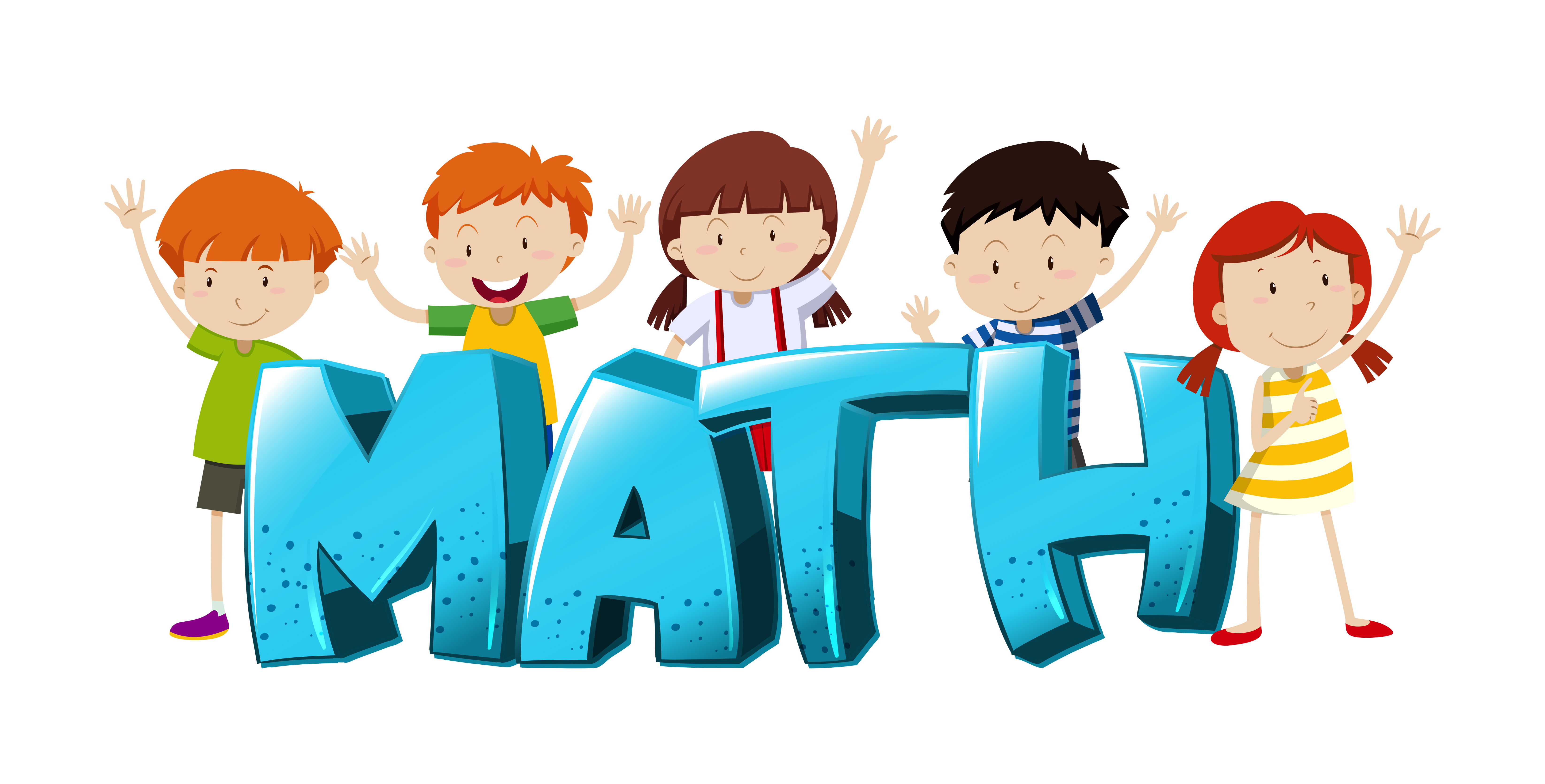 Download Font design for word math with boys and girls - Download ...