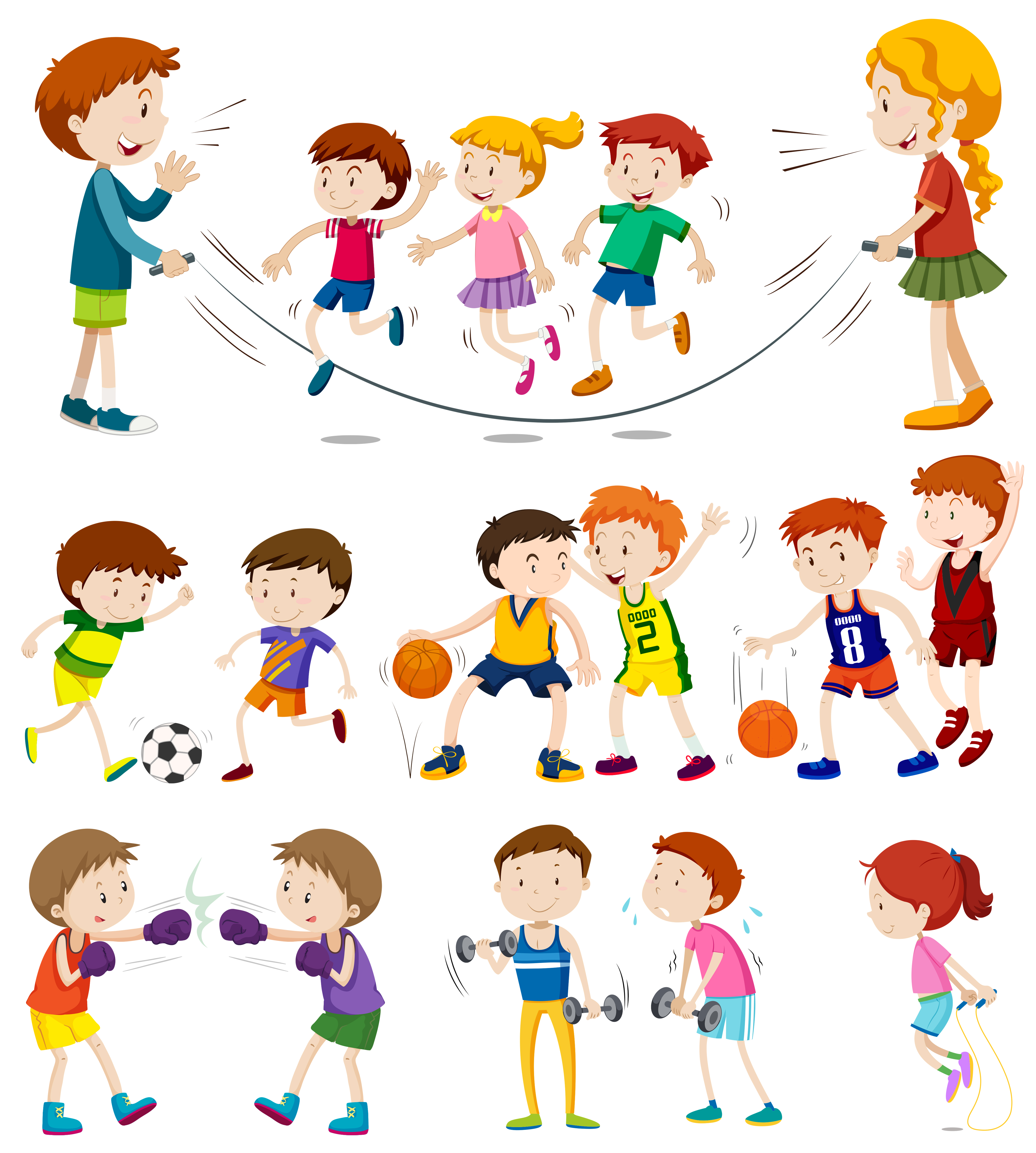 Kinder Beim Sport Clipart Kinder Beim Sport Clipart