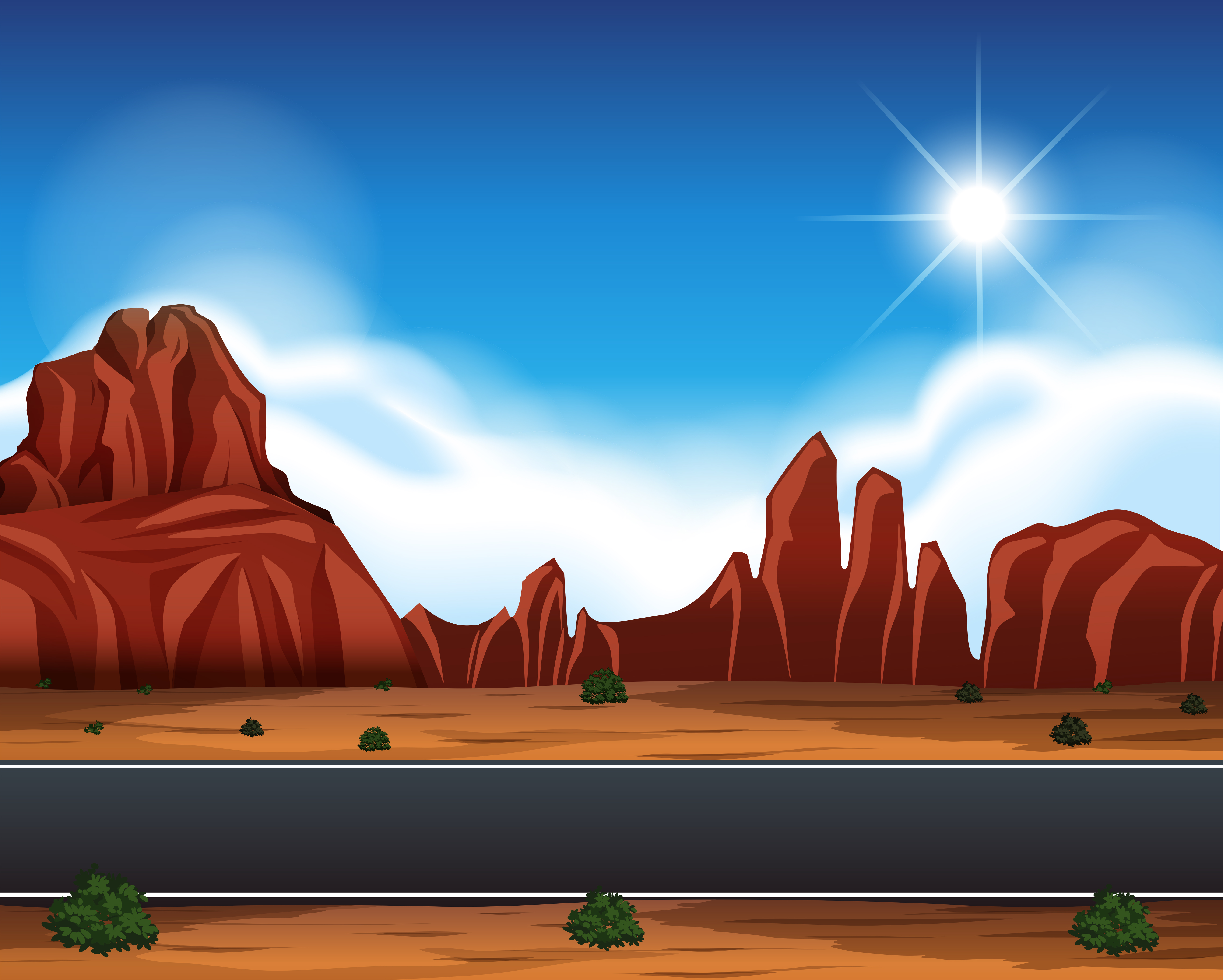 Red dust road