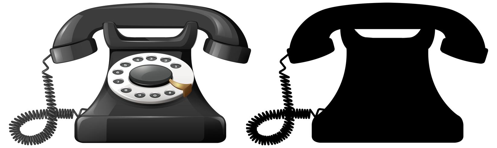 Set of  telephone design vector