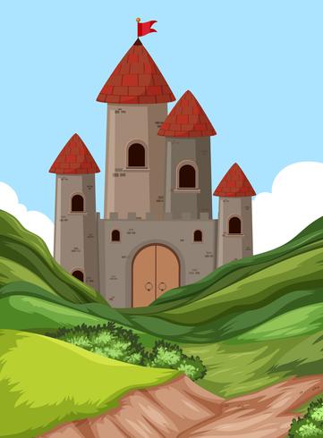 A castle in the nature - Download Free Vector Art, Stock Graphics & Images