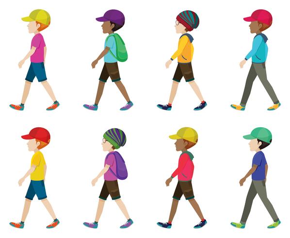 Faceless teenagers - Download Free Vector Art, Stock Graphics & Images