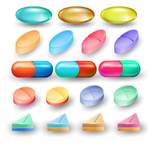 A set of mixed medicine vector