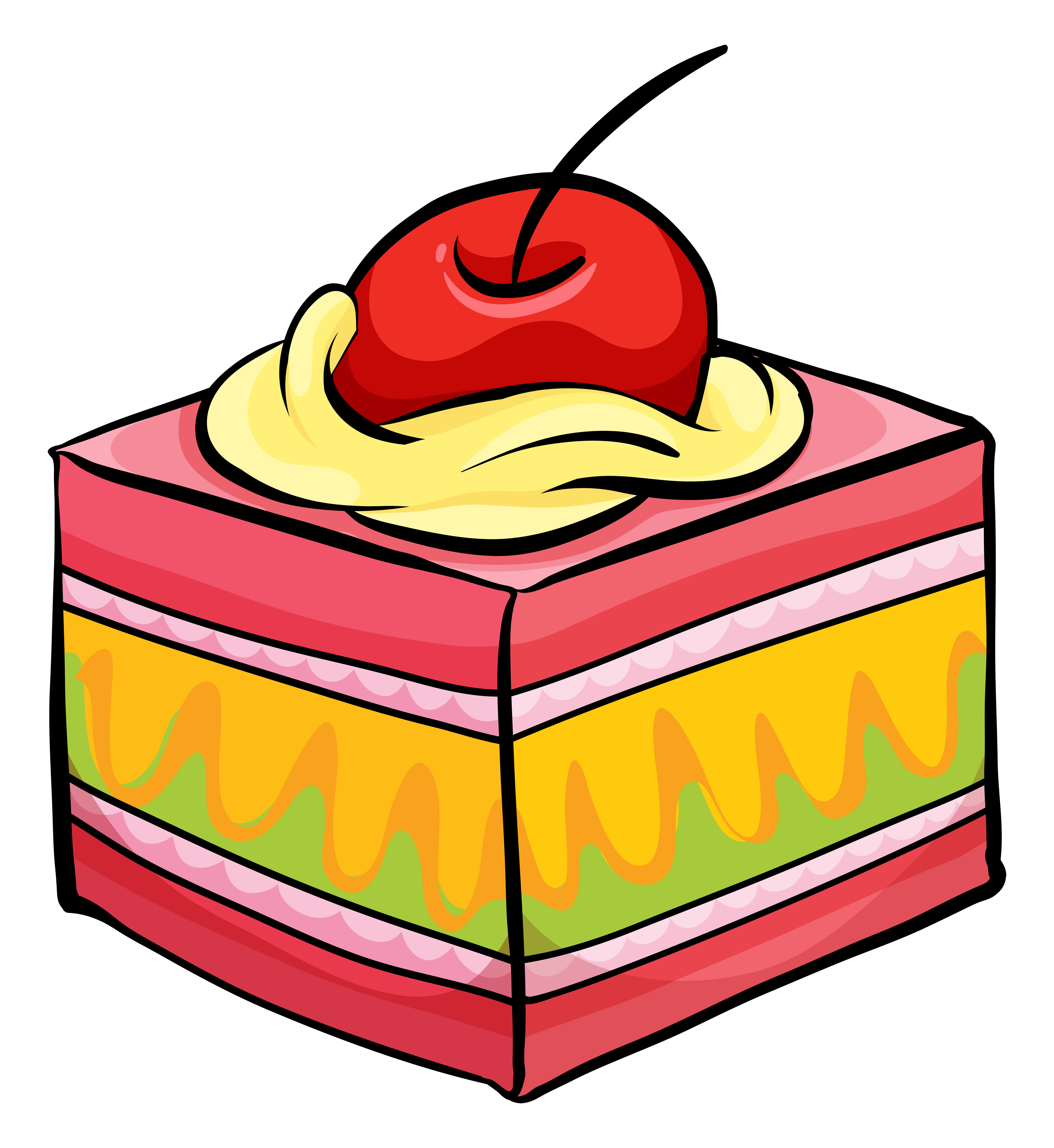 Download Colourful piece of cake 297288 - Download Free Vectors ...