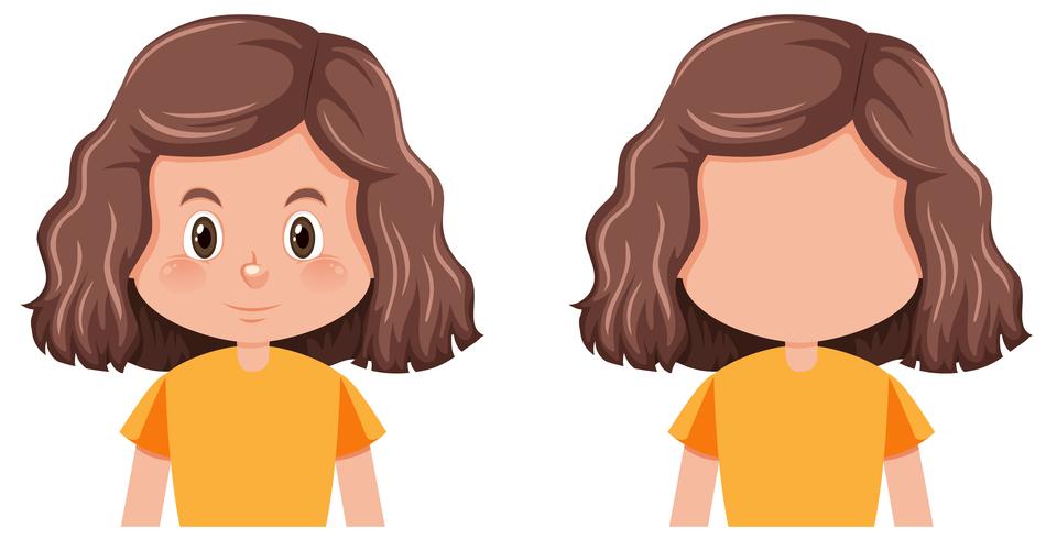 Conjunto de personaje femenino vector