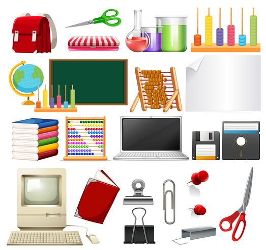 A Set of School Element vector