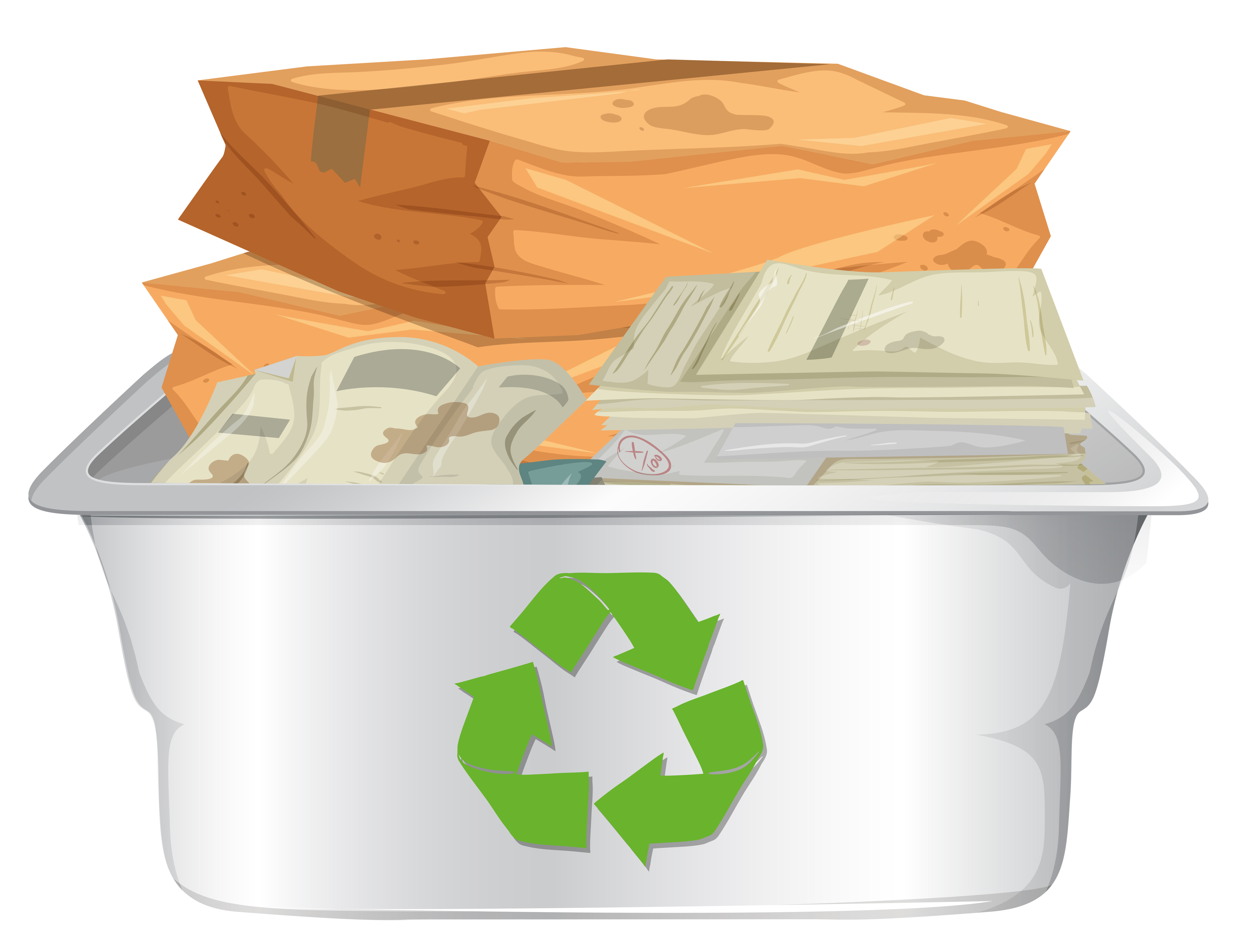 Download Recycle paper on white background - Download Free Vectors ...