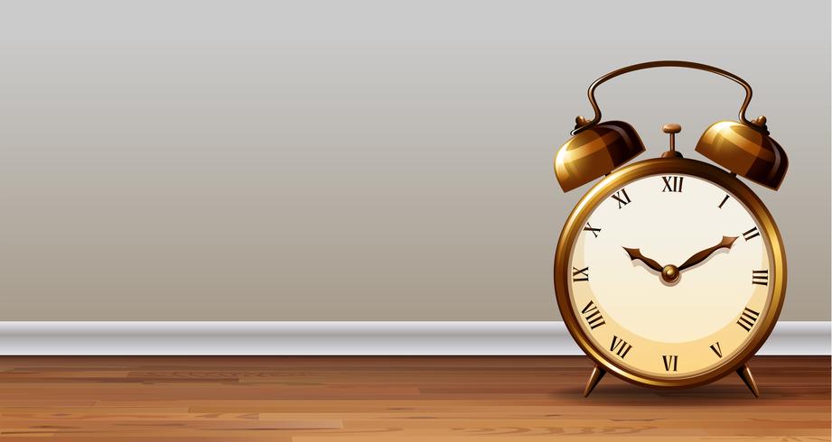 A Classic Alarm Clock Template vector