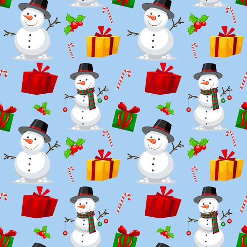 Seamless christmas theme pattern - Download Free Vector Art, Stock Graphics & Images