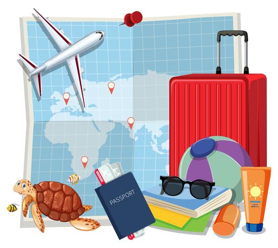 Set of travel element vector