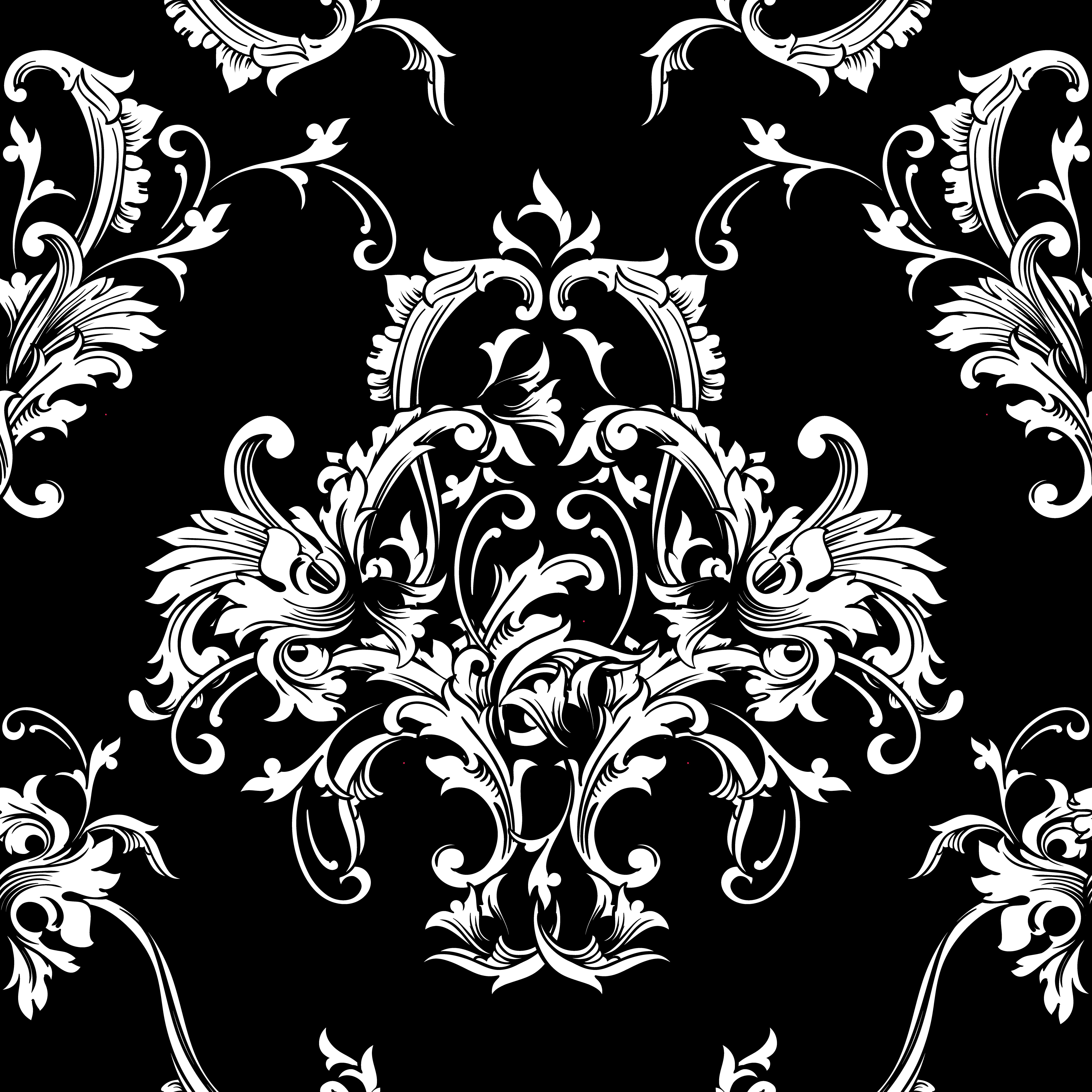 Seamless vector background. Baroque pattern. 298126 Vector Art at Vecteezy
