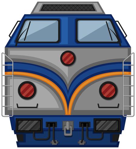 Diseño de tren gris sobre fondo blanco vector