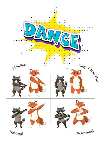 Cute animals dancing concept - Download Free Vector Art, Stock Graphics & Images