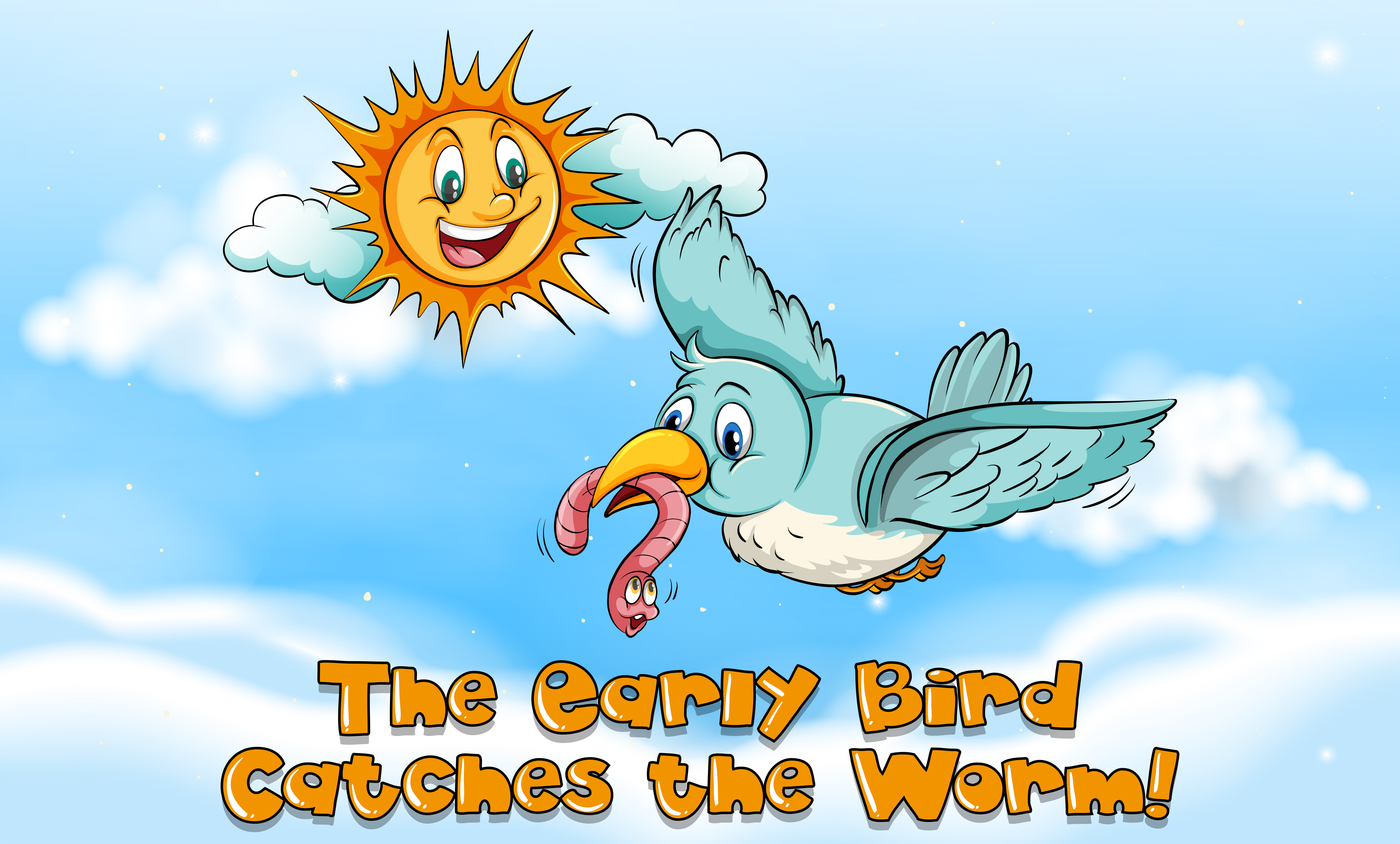Idiom expression for early bird catches the worm ...
