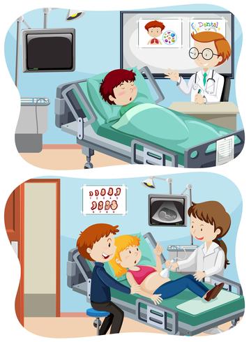 A Set of Medical Care vector