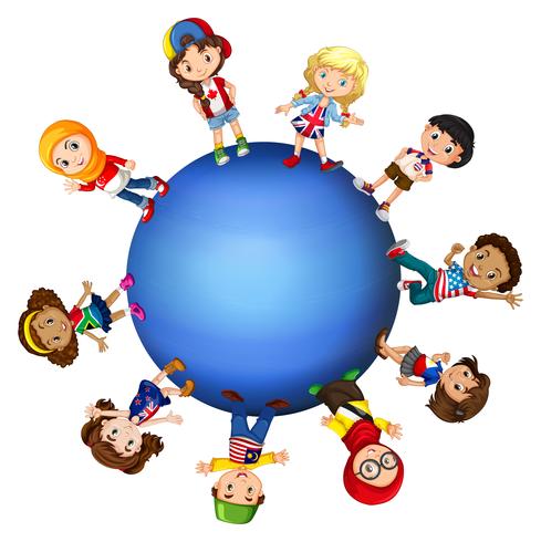 Children around the world - Download Free Vector Art, Stock Graphics & Images