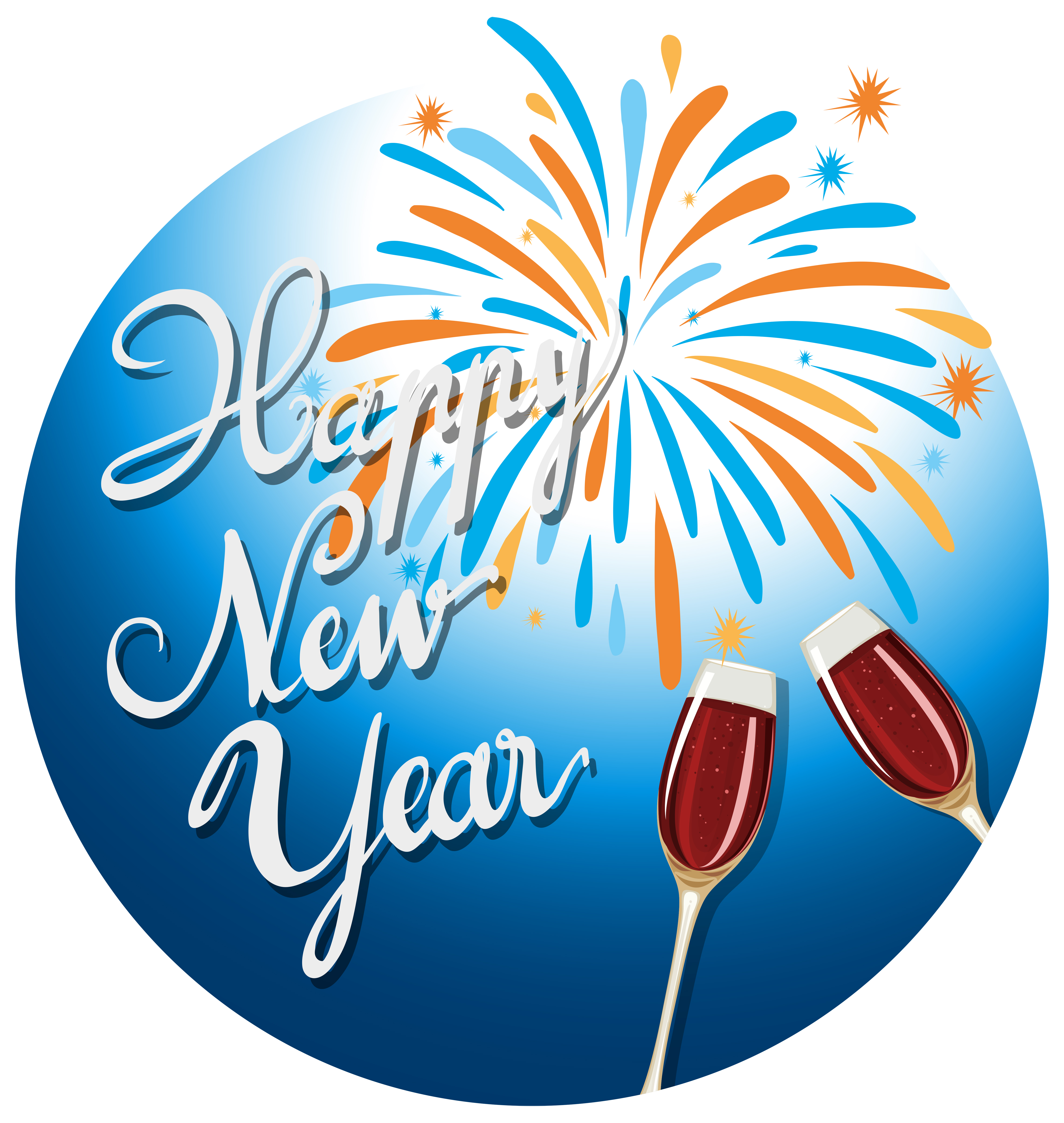 Happy new year celebration icon - Download Free Vectors, Clipart