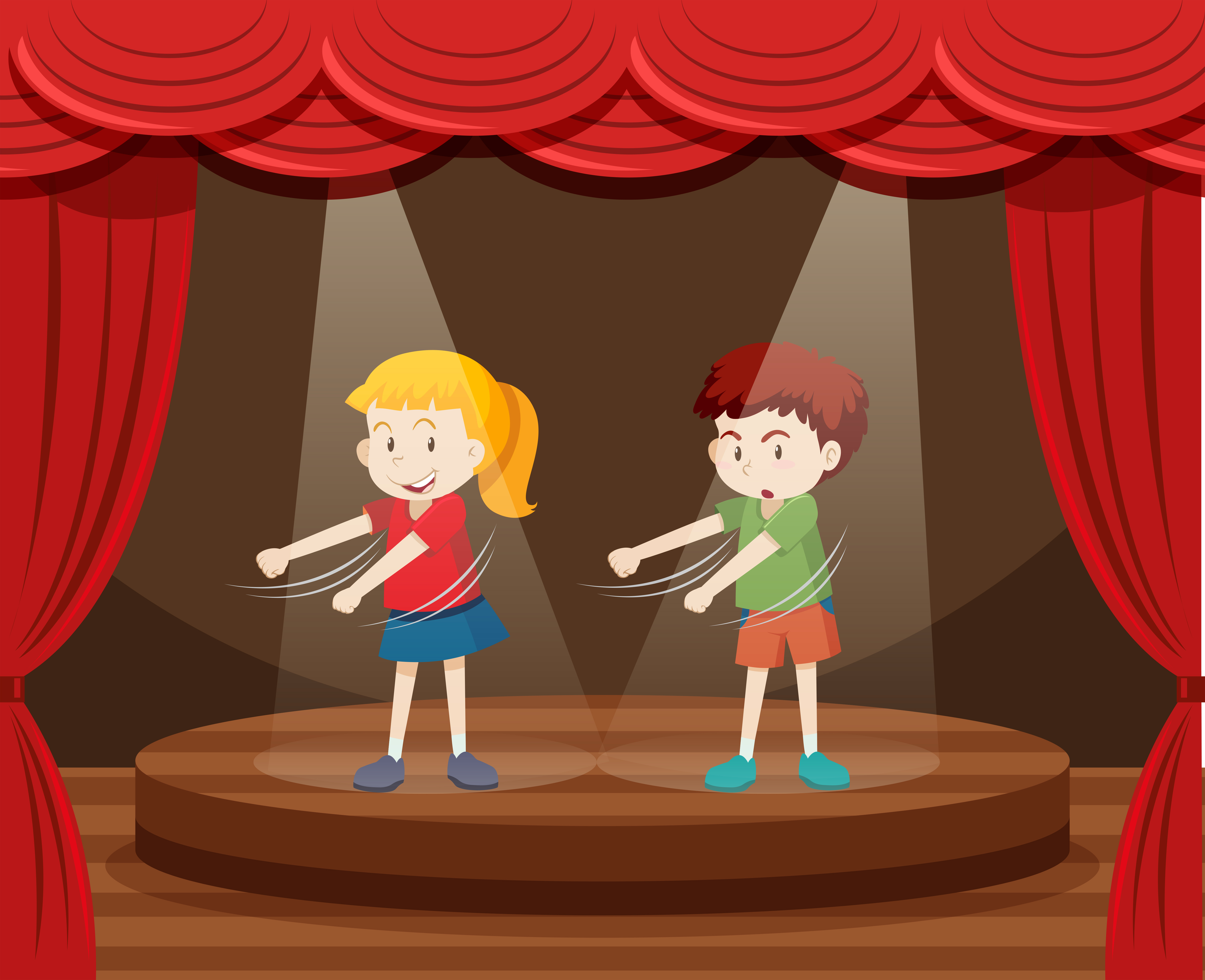 Kids On Stage Cartoon