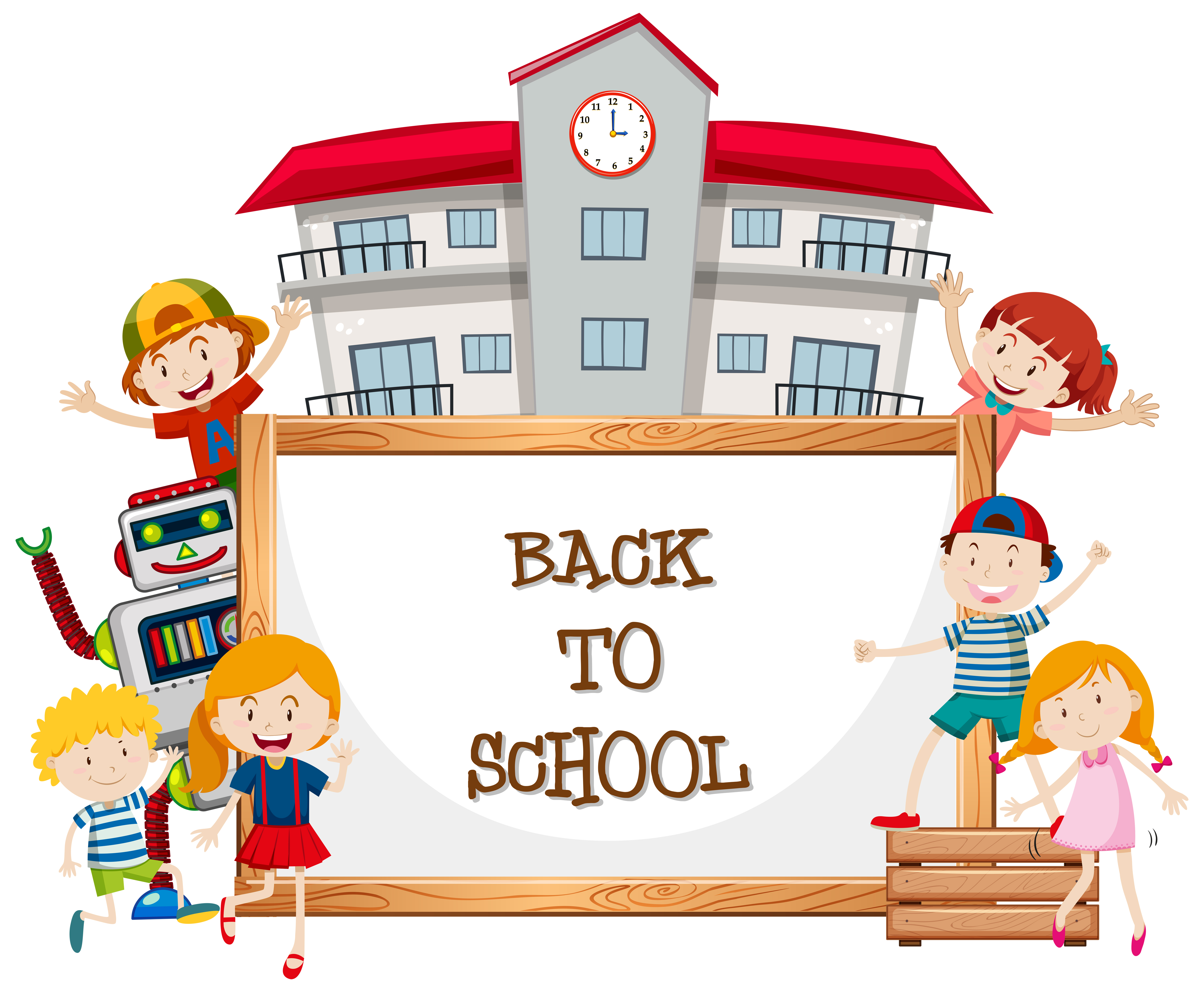 Whiteboard And Back To School 298994 Vector Art At Vecteezy