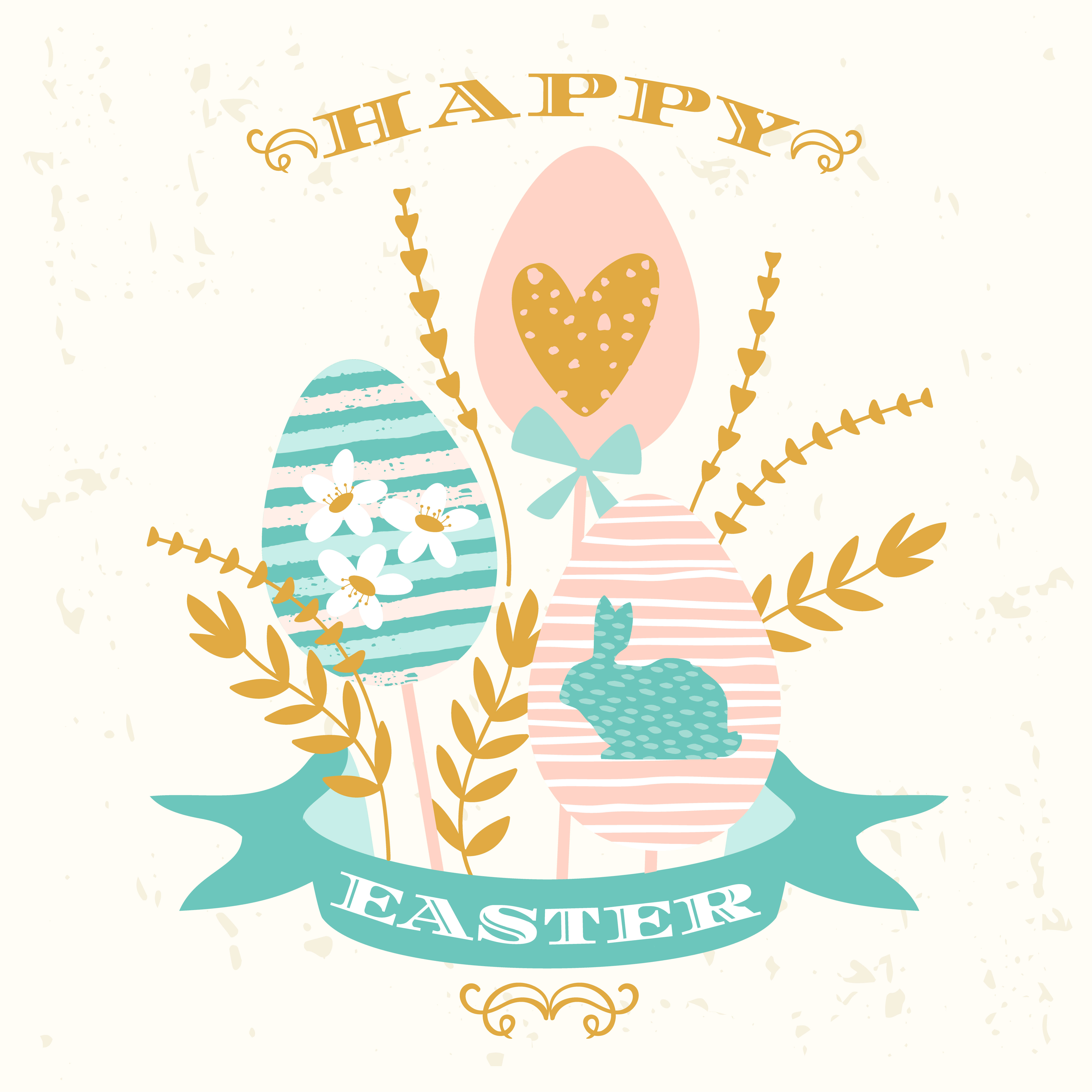 Happy Easter. Vector design 299160 Vector Art at Vecteezy