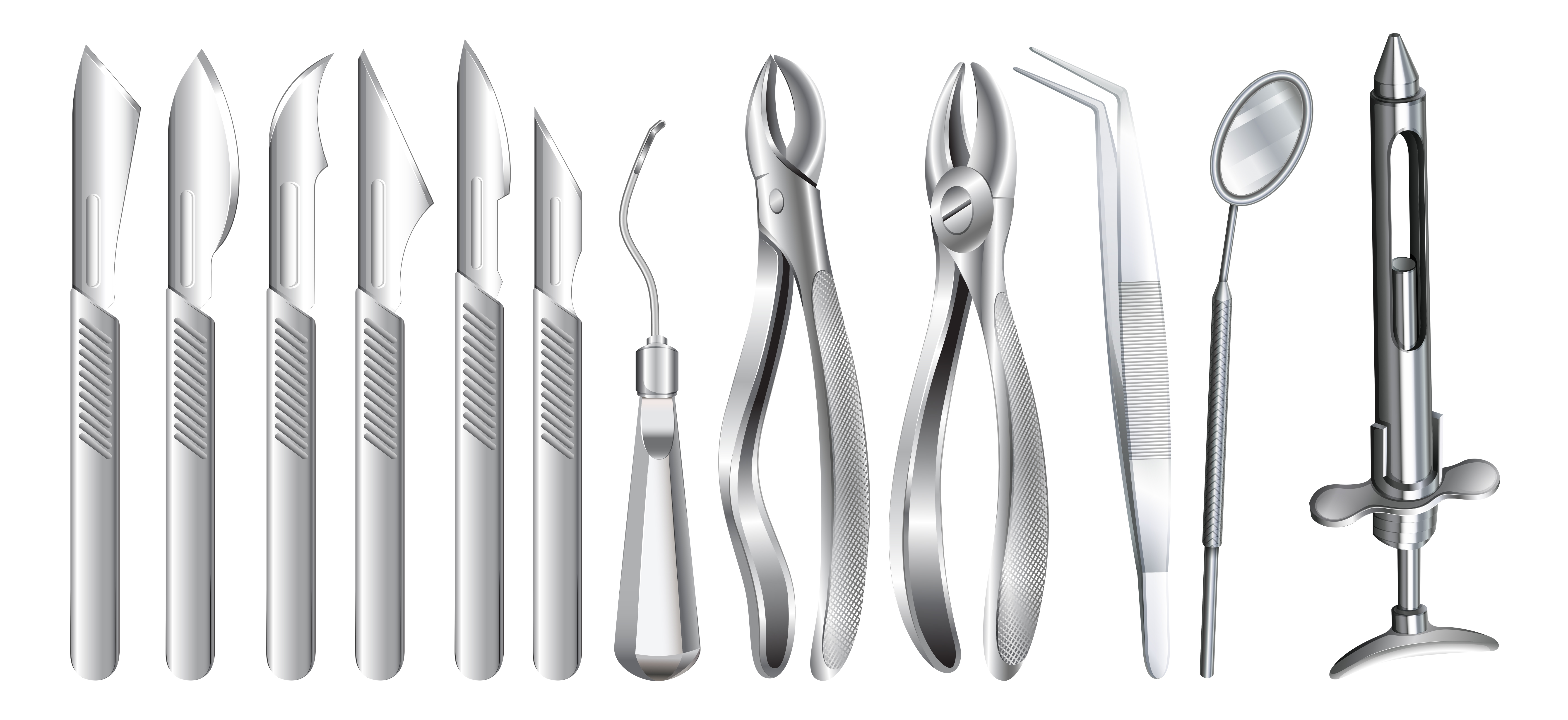 surgery-equipment-on-white-299182-vector-art-at-vecteezy