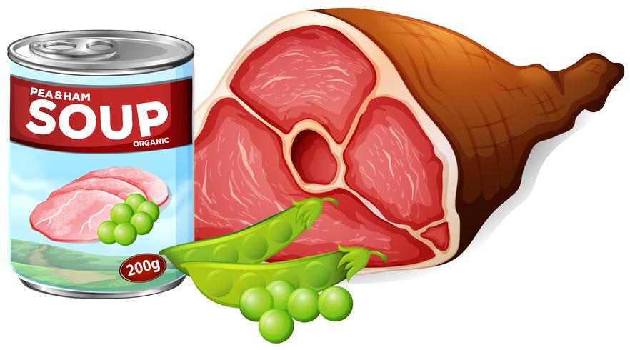 A Set of Preserved Food vector