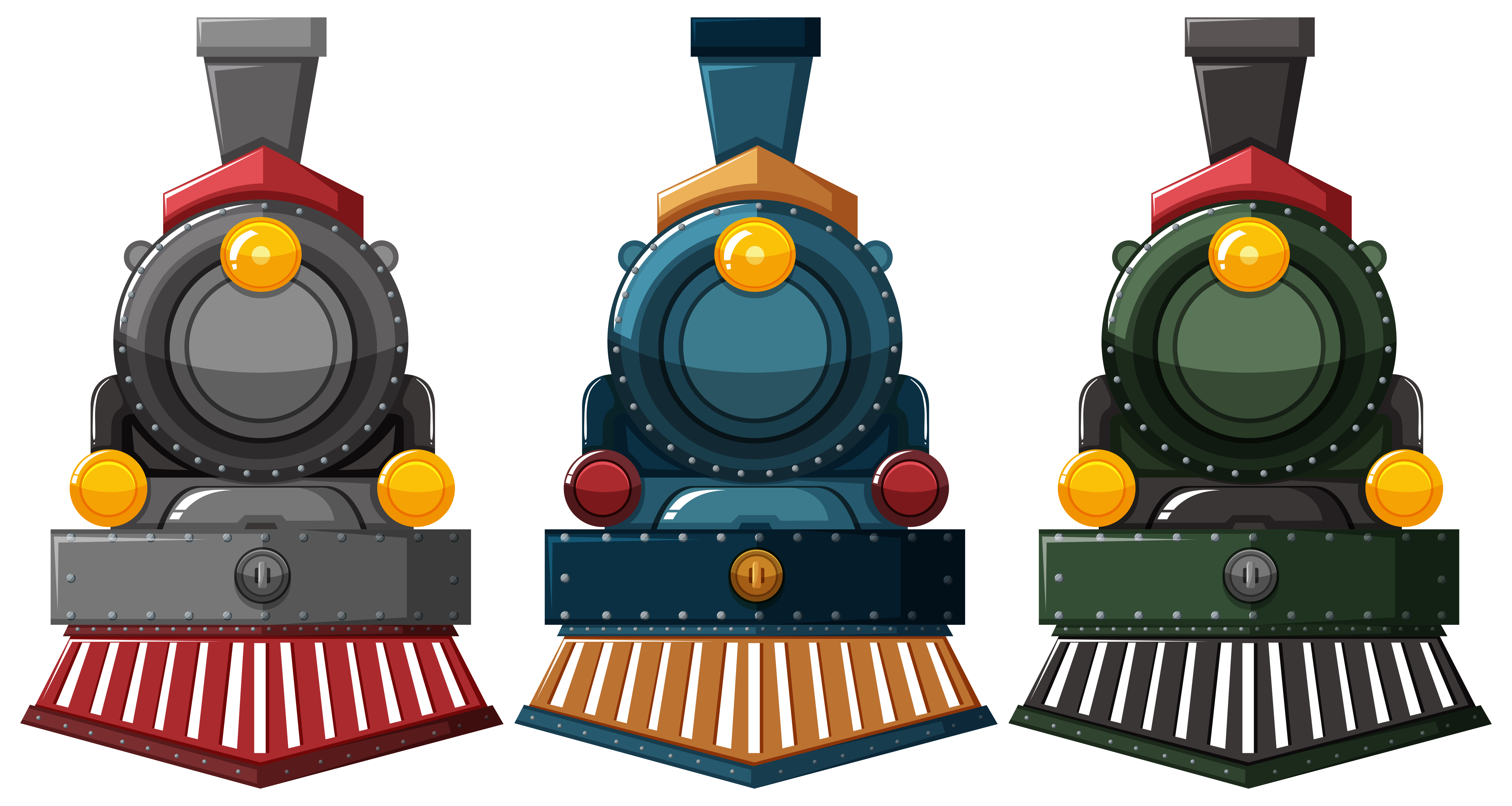 Train Front View Clipart