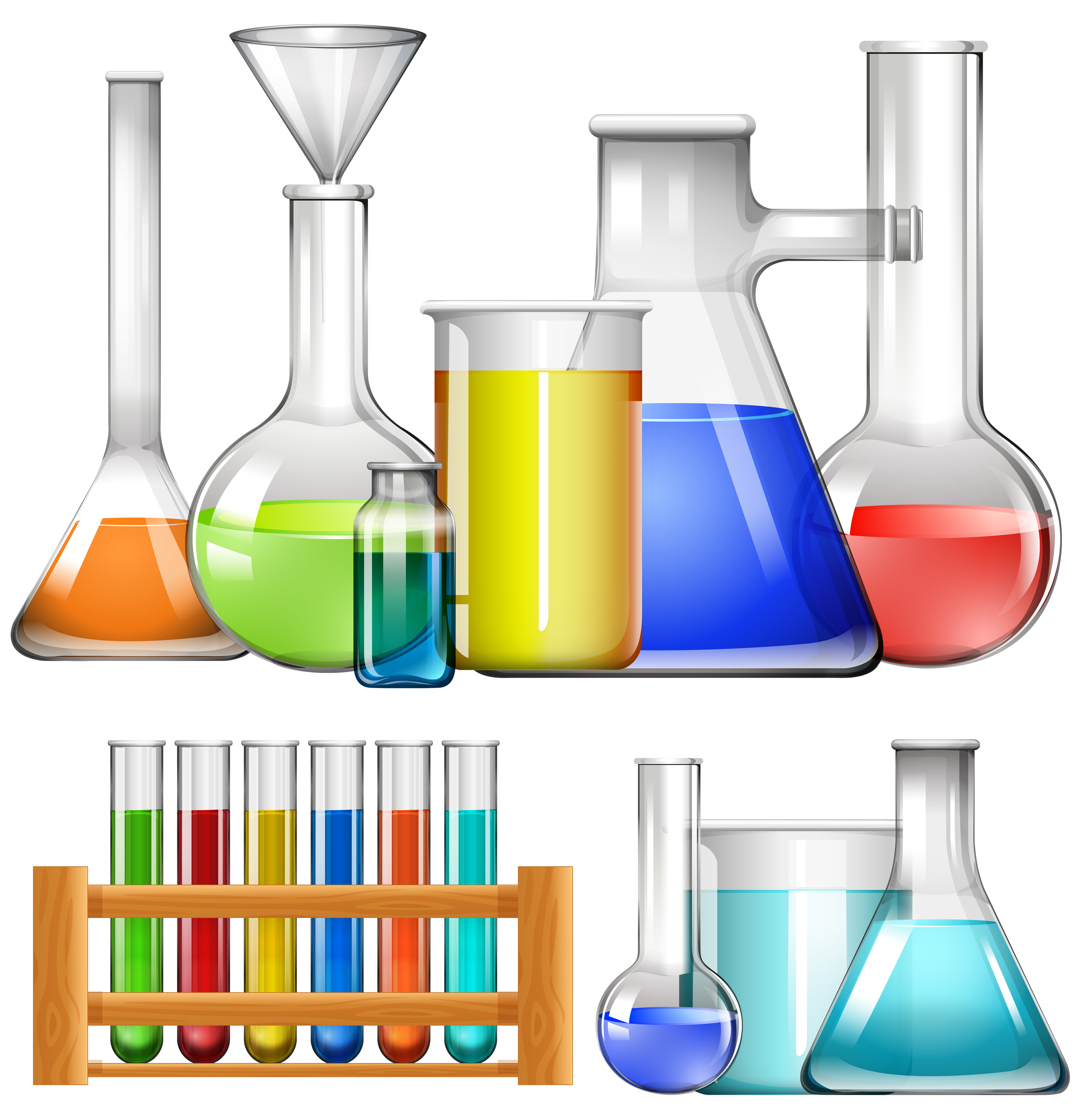 Chemistry Lab Equipment Clip Art Beakers Test Tubes Flasks | Sexiz Pix