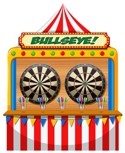 A Fun Fair Game Booth vector