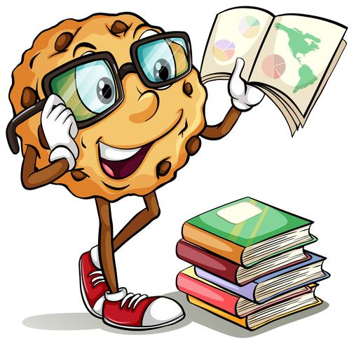 A smart cookie vector