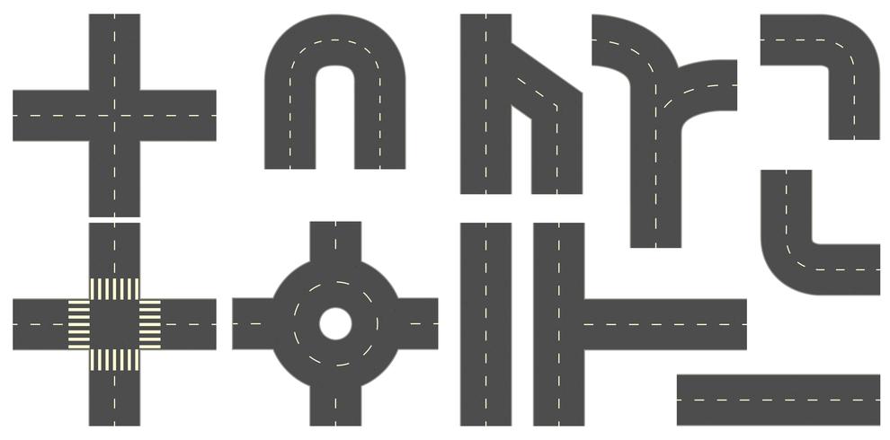 Roads vector