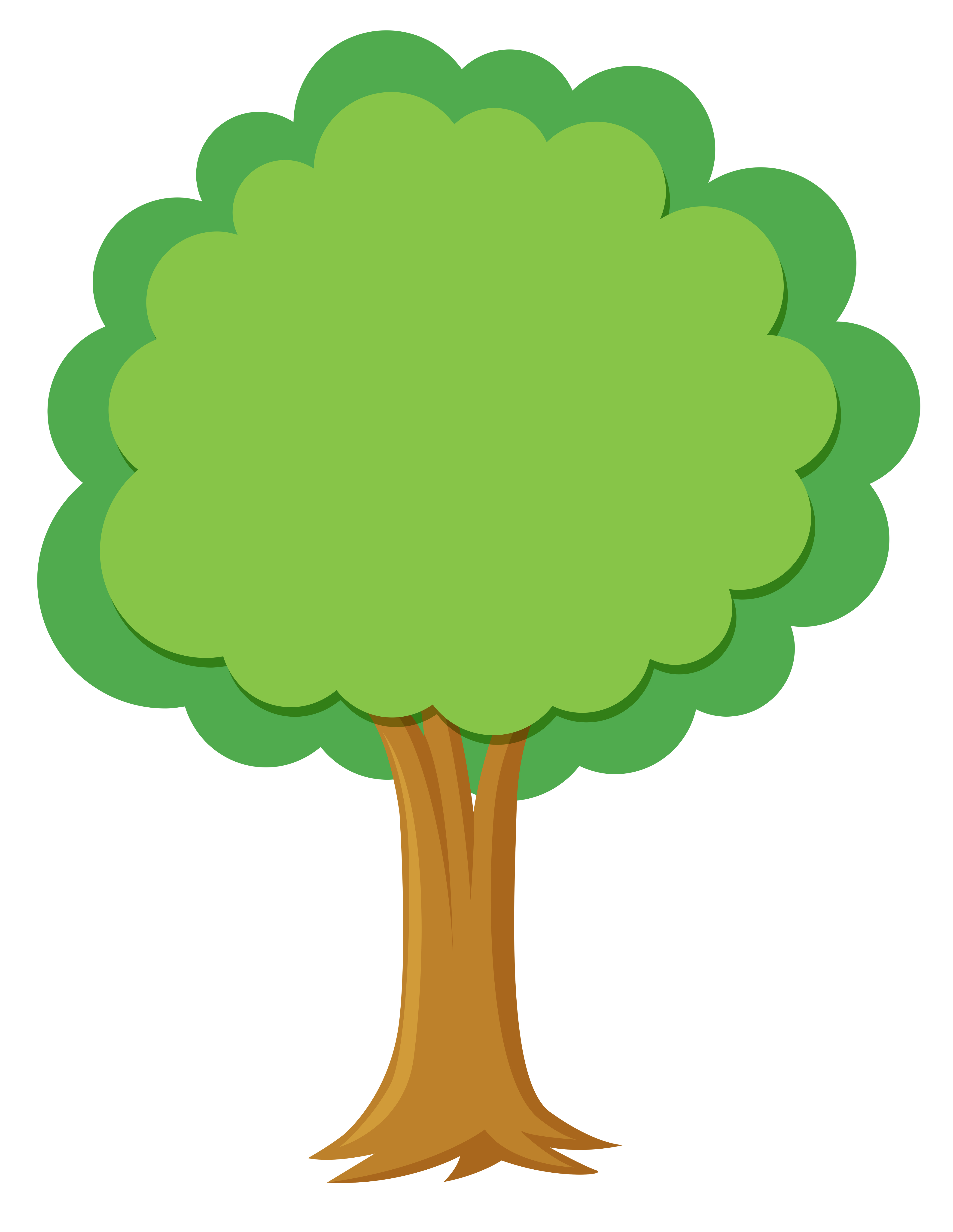 Download A simple tree on white background - Download Free Vectors ...