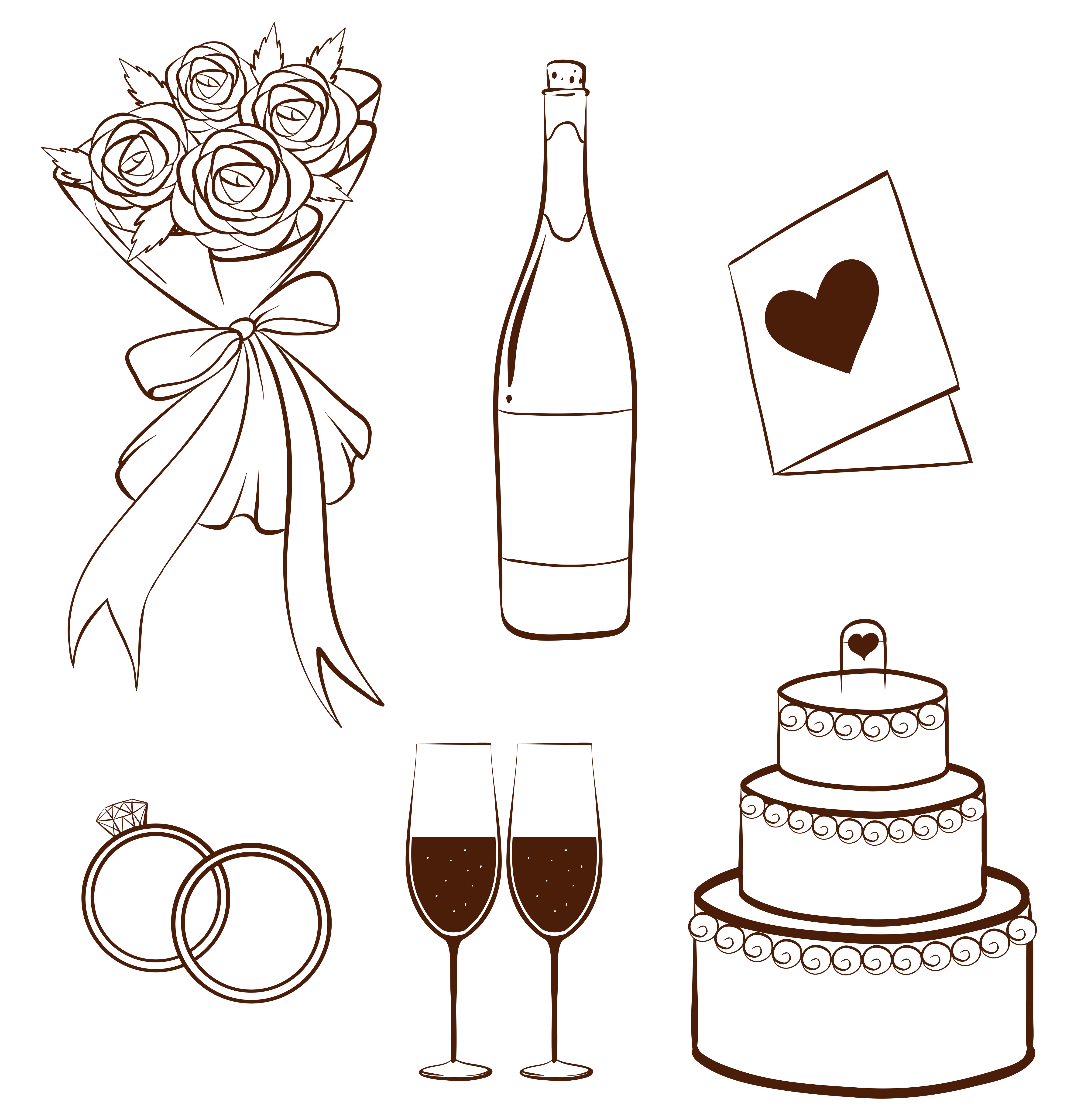 Wedding 300120 Vector Art at Vecteezy
