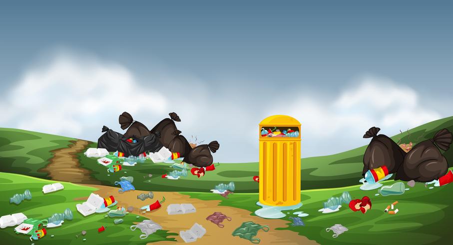 A pollution in the nature vector