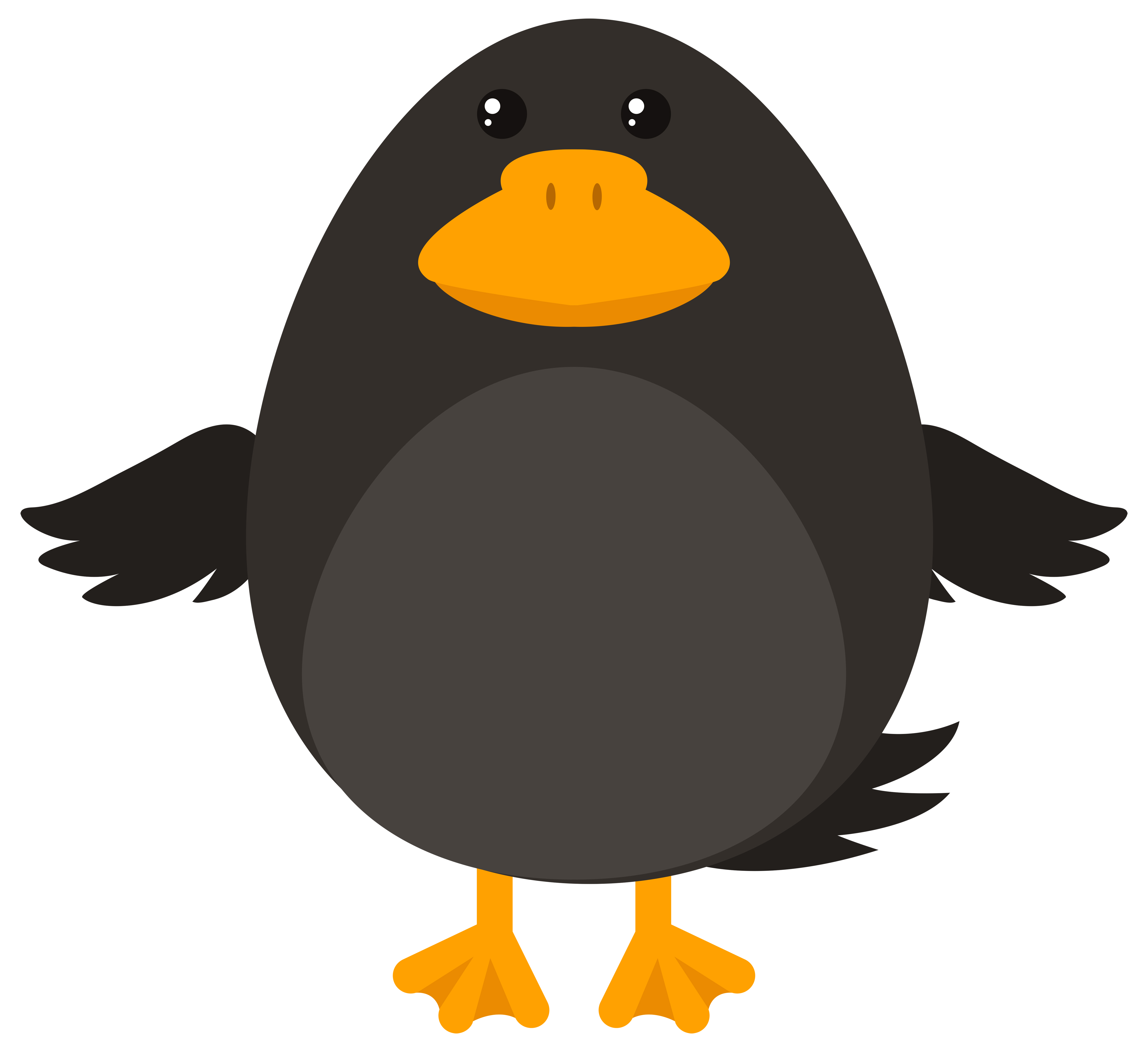 Black bird on white background 300238 Vector Art at Vecteezy