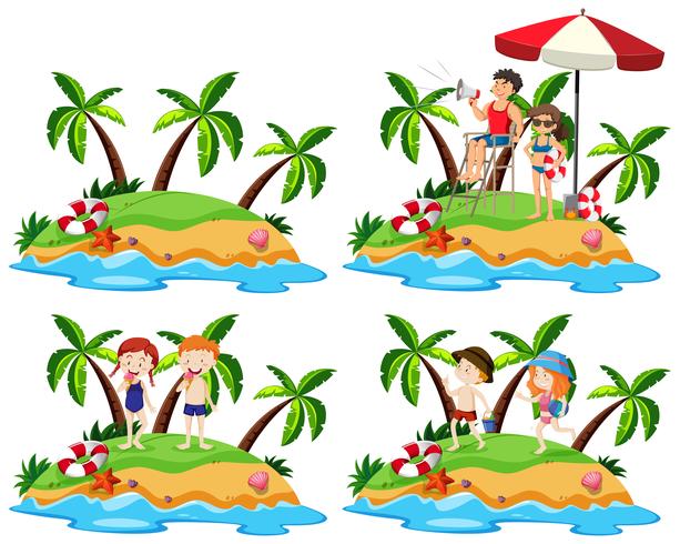 A Set of Island Element vector