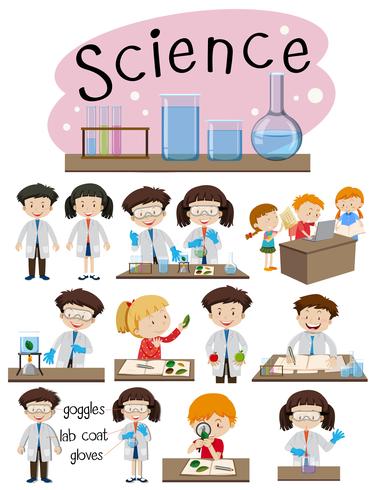 A Set of Science Education - Download Free Vector Art, Stock Graphics & Images