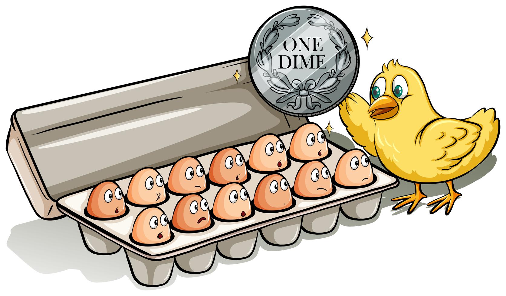 Dozen of eggs 300450 Vector Art at Vecteezy