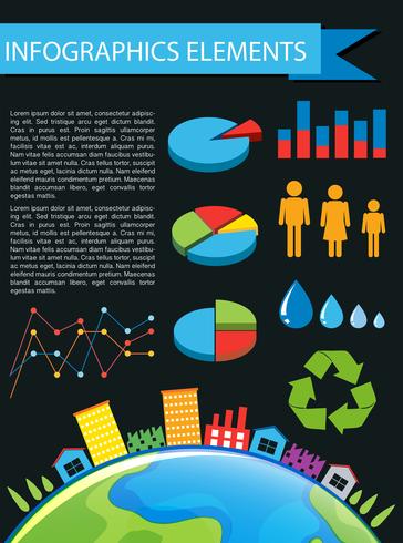 Infographics elements vector