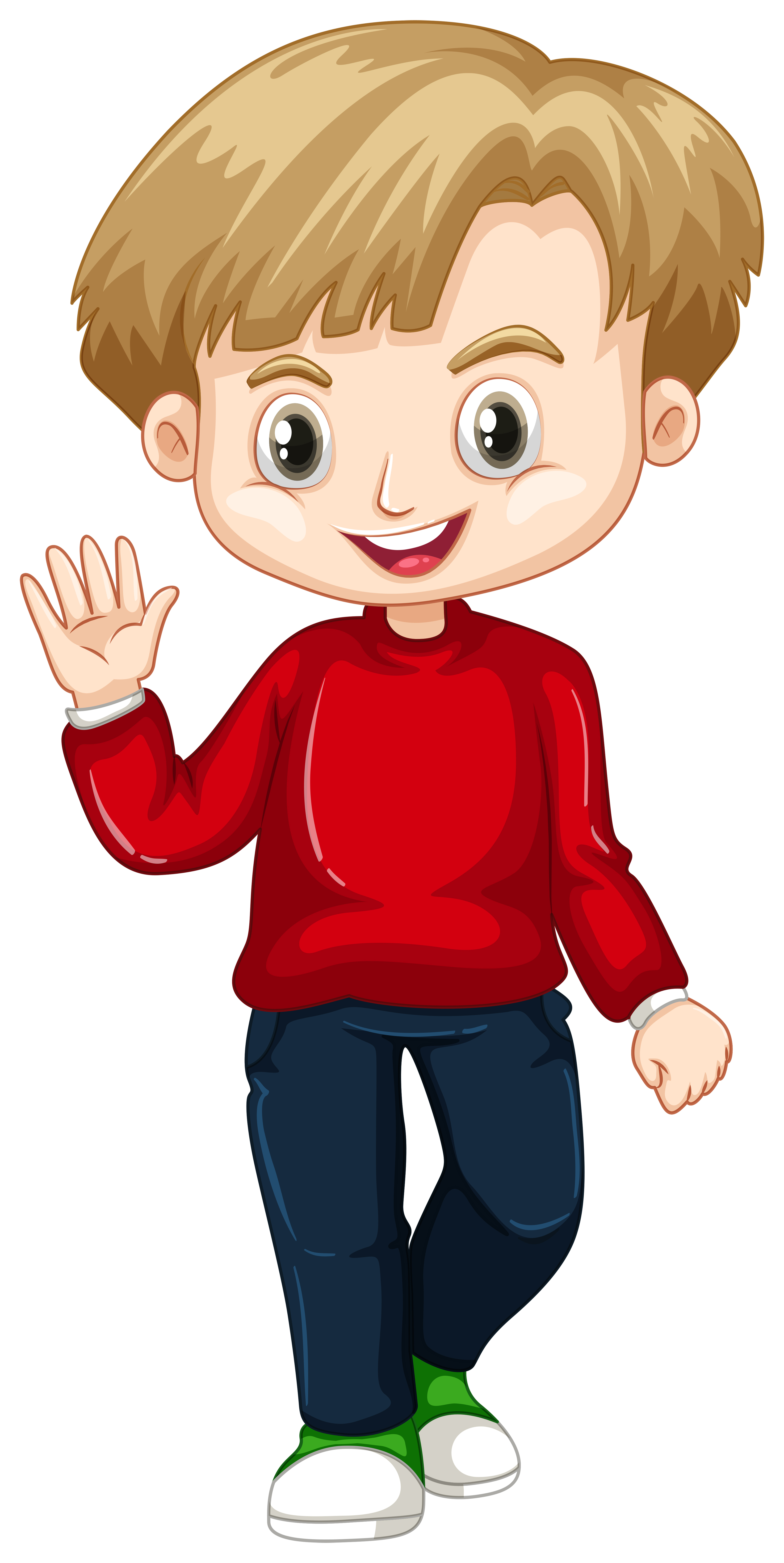 Cute Teenage Boy Clip Art