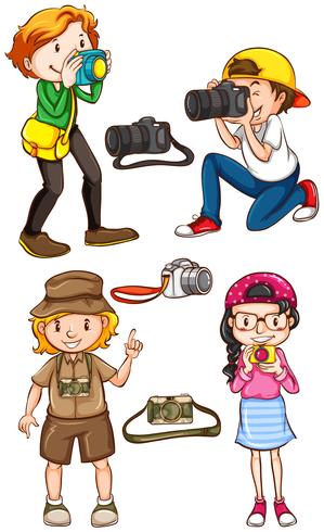 Photographers vector