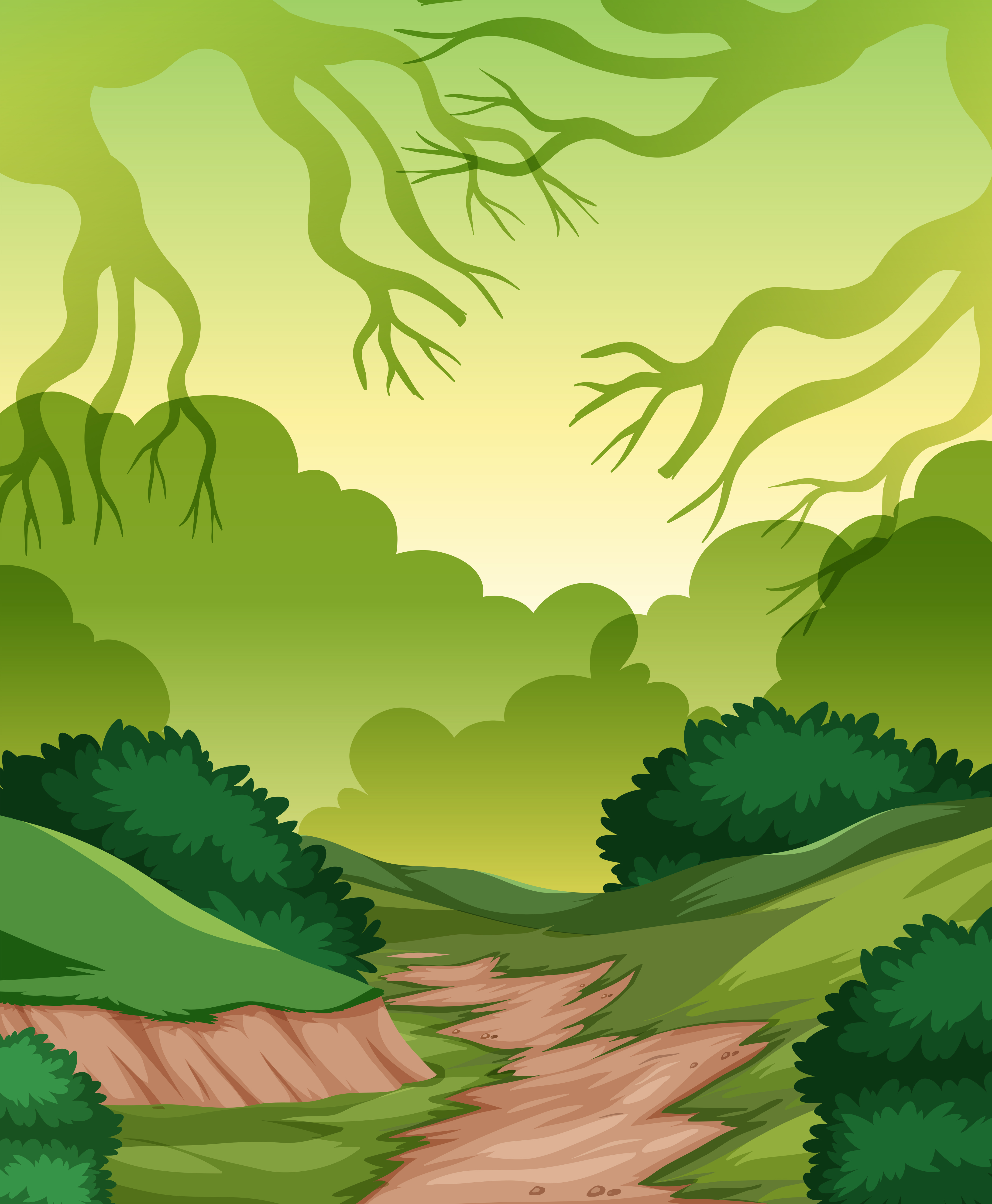 Download A greem nature template - Download Free Vectors, Clipart ...