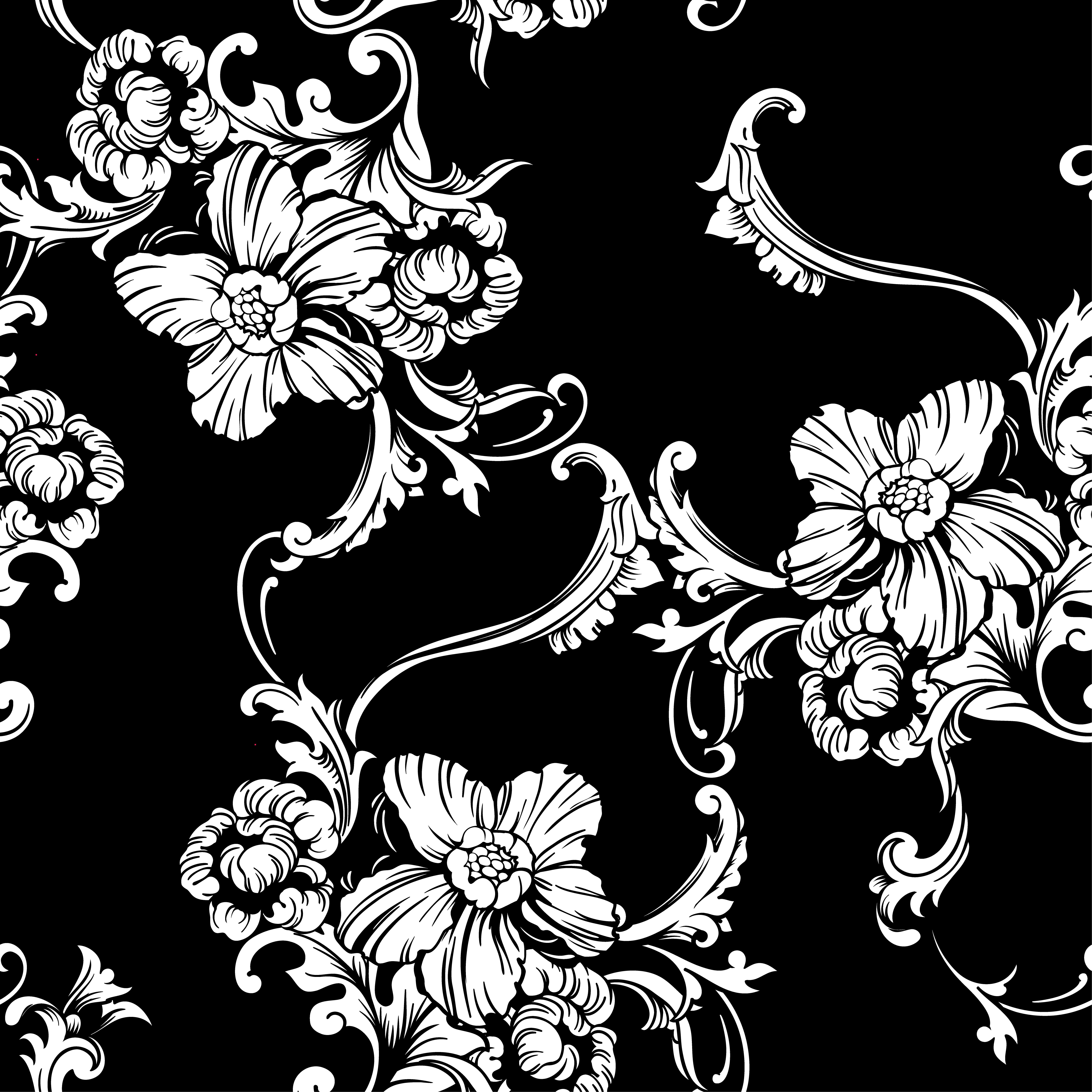 Seamless vector background. Baroque pattern. 301051