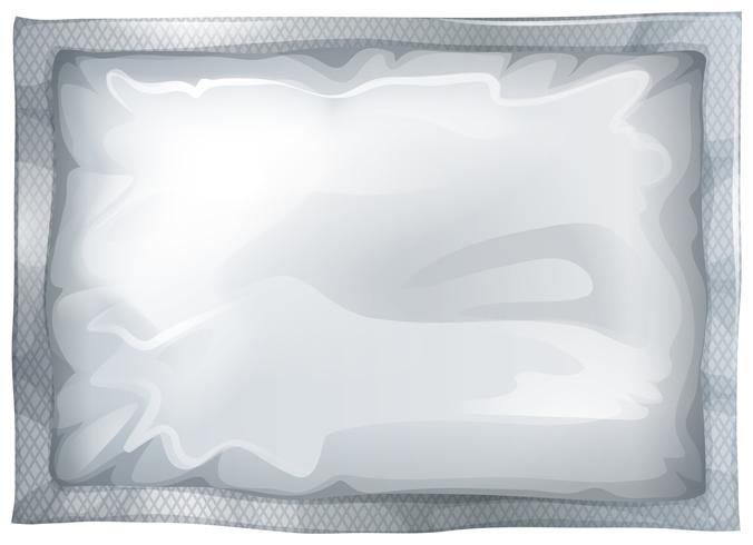 An Empty plastic package vector