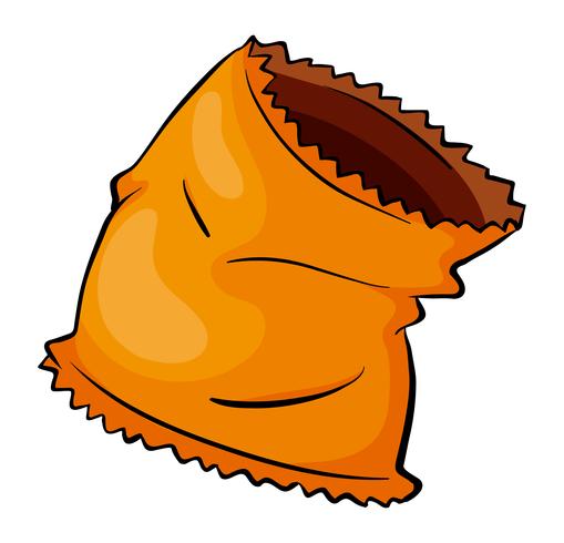 Contenedor de chips vector